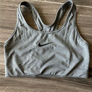 Nike Sports Bra Size Medium Gray